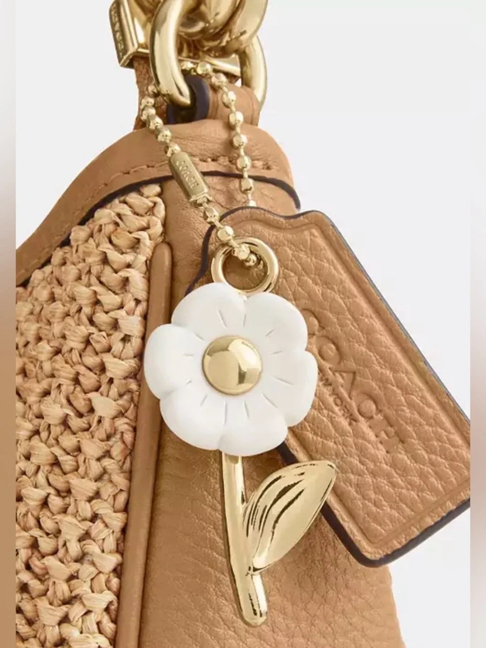 COACH TERI SHOULDER BAG WITH CHARM - Picture 7 of 7